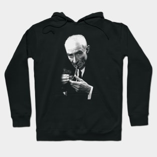 Robert Oppenheimer Smoking Photo Hoodie